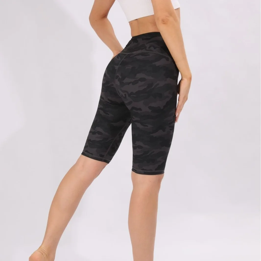 Women Hip-Lifting Sports Camouflage Brushed Knee Length Yoga Slimming Tight Leggings High Waist Gym Fitness Shorts Pants
Women Hip-Lifting Sports Camouflage Brushed Knee Length Yoga Slimming Tight Leggings High Waist Gym Fitness Shorts Pants