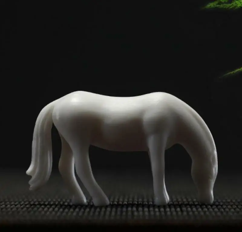 2.3" Chinese White Porcelain Ceramics 12 Zodiac Horse Figurine Statue Statues
2.3" Chinese White Porcelain Ceramics 12 Zodiac Horse Figurine Statue Statues