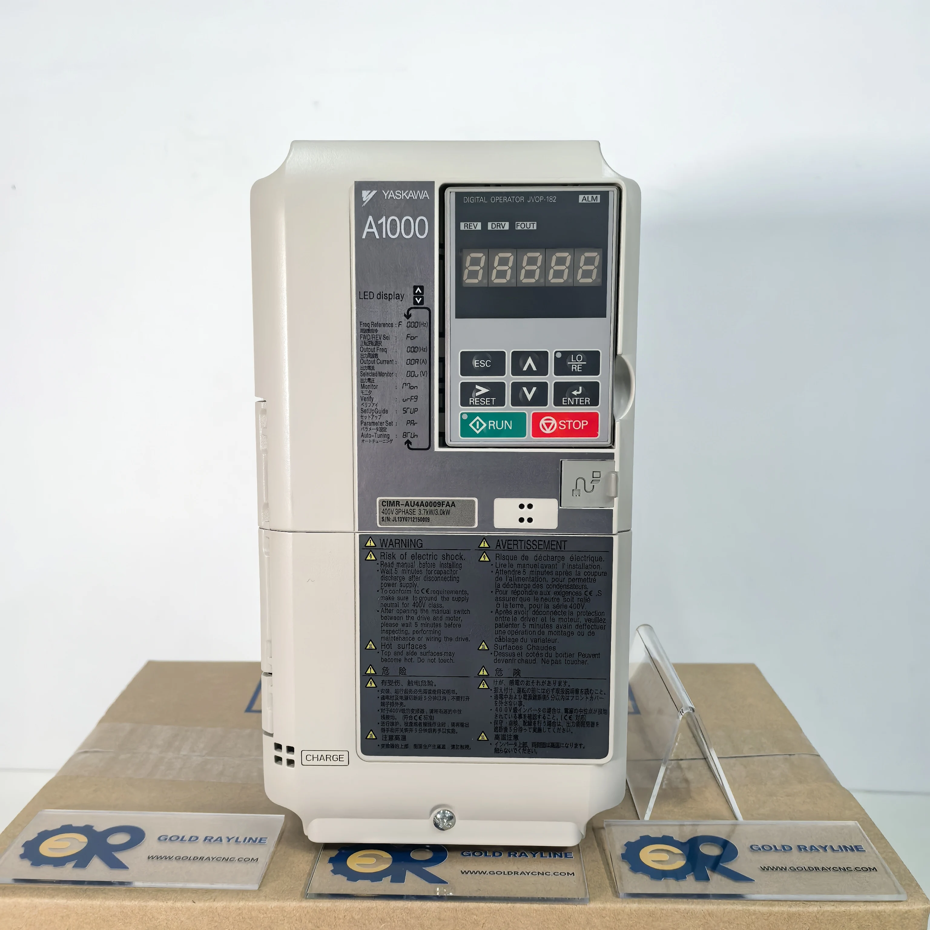 NEW In Box Yaskawa CIMR-AU4A0009FAA Inverter 1 Year Warranty
NEW In Box Yaskawa CIMR-AU4A0009FAA Inverter 1 Year Warranty
