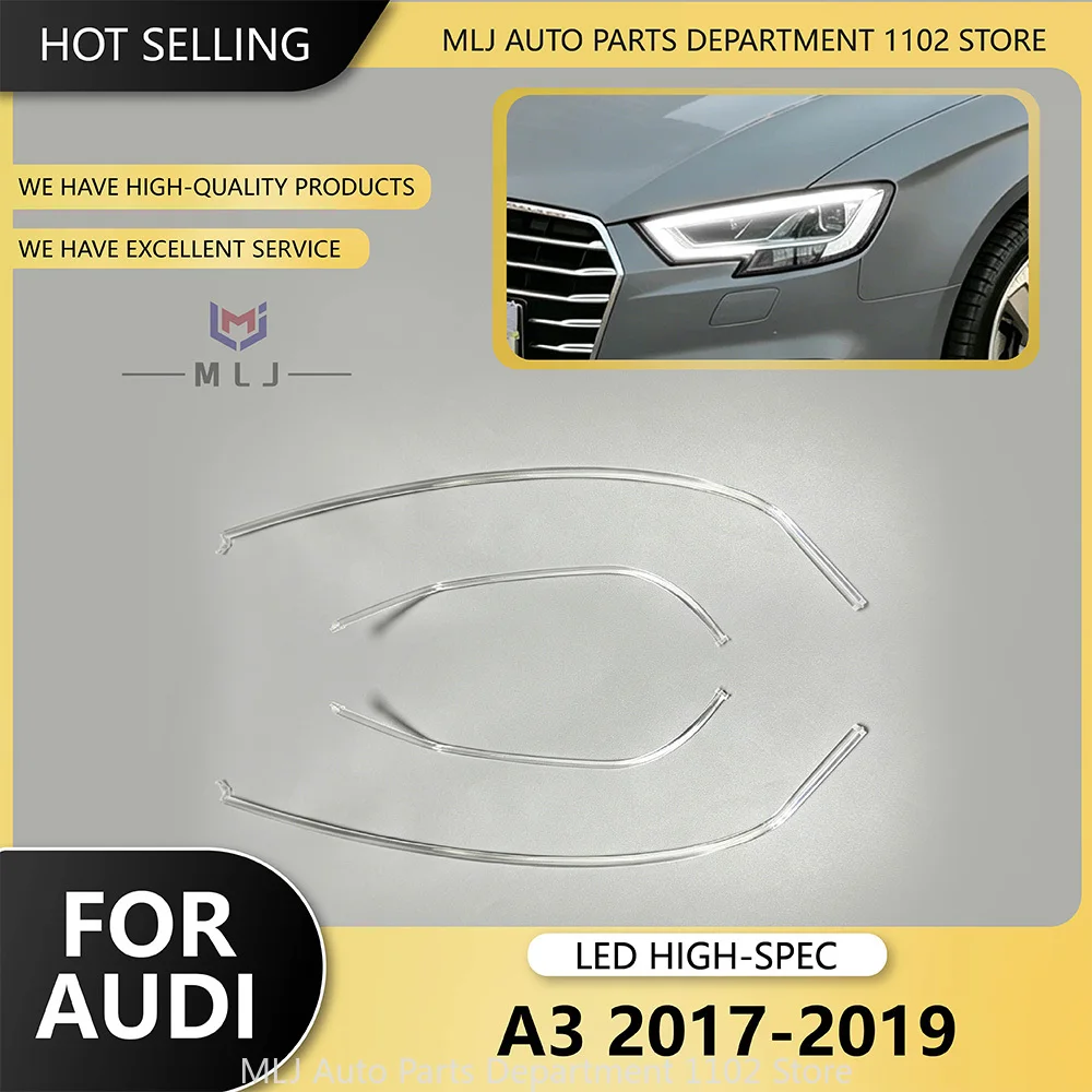 For Audi A3 2017 2018 2019 High Configuration Headlight DRL Light Guide Strip Light Guide Tube Daytime Running Light Tube Bar
For Audi A3 2017 2018 2019 High Configuration Headlight DRL Light Guide Strip Light Guide Tube Daytime Running Light Tube Bar