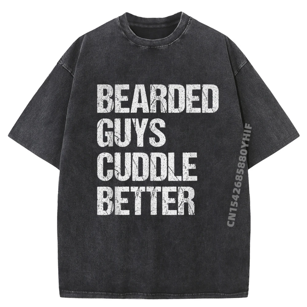 Bearded Guys Cuddle Better Crazy T-shirt Man Graphic Tee Designer Clothes Printed Tops Tees Retro Washed T Shirts Special
Bearded Guys Cuddle Better Crazy T-shirt Man Graphic Tee Designer Clothes Printed Tops Tees Retro Washed T Shirts Special