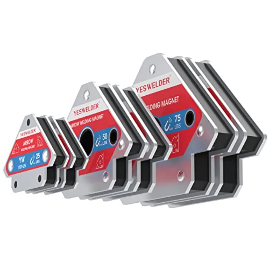 25 LB and 50LB and 75 LB Welding Magnet 6 Pieces of Magnetic Welding Holder 25 LBS/ 50 LBs 75 LBs Holding Power Welding Accorie
25 LB and 50LB and 75 LB Welding Magnet 6 Pieces of Magnetic Welding Holder 25 LBS/ 50 LBs 75 LBs Holding Power Welding Accorie