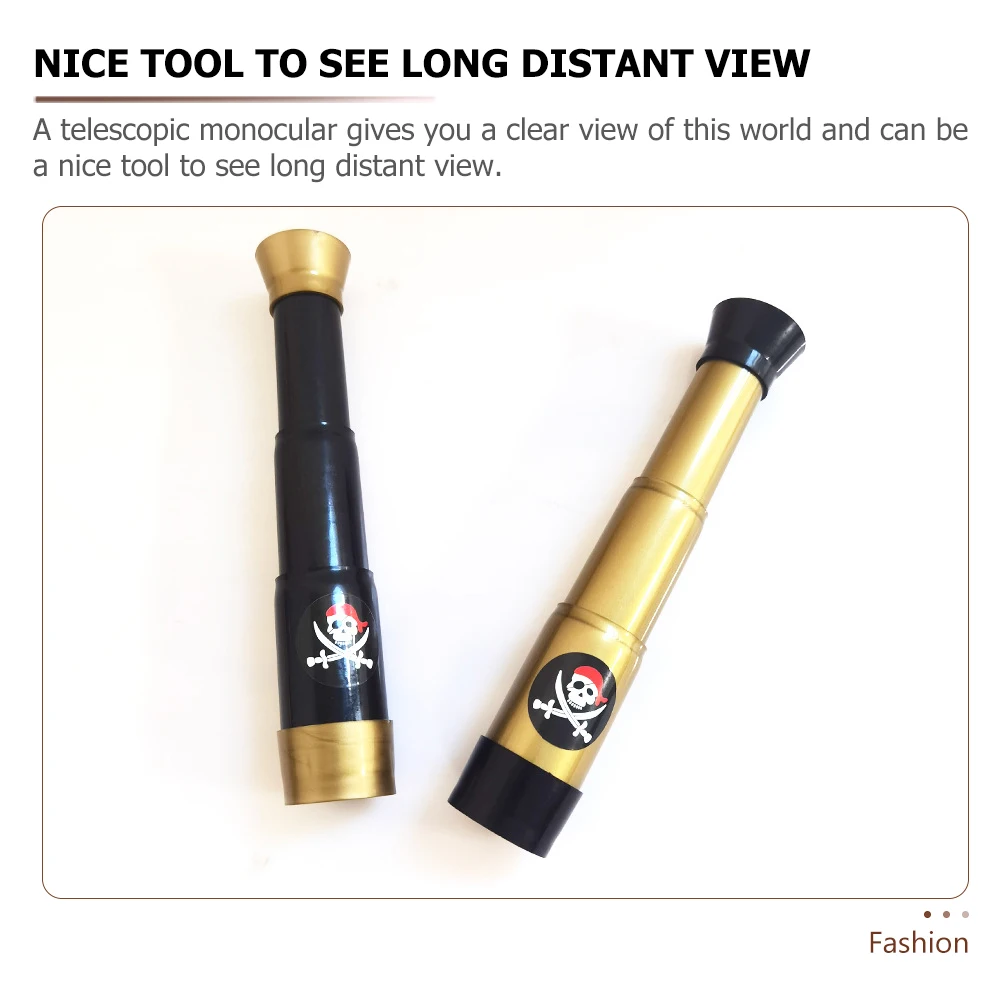 12pcs Kids Telescope Toy Pirate Accessories Vintage Small Monocular Plastic Handheld Children Plaything Educational Gift
12pcs Kids Telescope Toy Pirate Accessories Vintage Small Monocular Plastic Handheld Children Plaything Educational Gift
