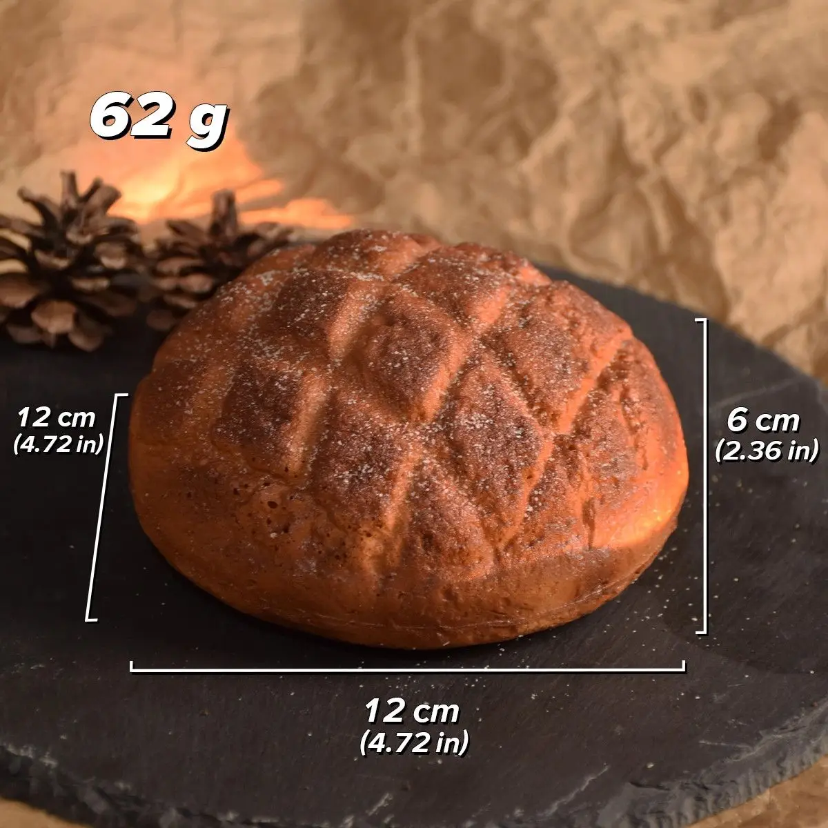 Artificial Pineapple Bun Bread Model Fake Bakery Bread Prop Realistic Display Sample Cabinet Decoration Shop Desktop Ornament
Artificial Pineapple Bun Bread Model Fake Bakery Bread Prop Realistic Display Sample Cabinet Decoration Shop Desktop Ornament
