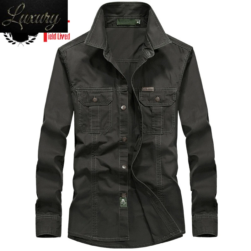 Military Style Mens Shirts Uniform 3xl 4XL 5XL 6XL Plus Size Big Cotton British Long Sleeve 2023 Male Cargo Us Army Green
Military Style Mens Shirts Uniform 3xl 4XL 5XL 6XL Plus Size Big Cotton British Long Sleeve 2023 Male Cargo Us Army Green