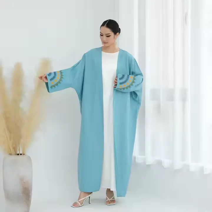 Eid Dubai Embroidery Abaya 2025 Ramadan Luxury Kimono Muslim Kaftan Modest Dresses for Women Islam Kebaya Cardigan Robe Jalabiya
Eid Dubai Embroidery Abaya 2025 Ramadan Luxury Kimono Muslim Kaftan Modest Dresses for Women Islam Kebaya Cardigan Robe Jalabiya