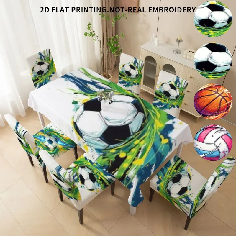 Stretch Dining Chair Cover Bow Chair Cover Tablecloth Football Volleyball Basketball Modern Abstract 2D Flat Pattern
Stretch Dining Chair Cover Bow Chair Cover Tablecloth Football Volleyball Basketball Modern Abstract 2D Flat Pattern