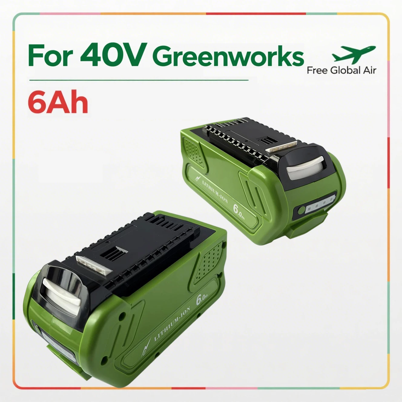 40 В 18650 литий-ионная аккумуляторная батарея 6000 мАч для GreenWorks 29462 29472 29282 G-MAX GMAX газонокосилка электроинструменты аккумулятор
40 В 18650 литий-ионная аккумуляторная батарея 6000 мАч для GreenWorks 29462 29472 29282 G-MAX GMAX газонокосилка электроинструменты аккумулятор