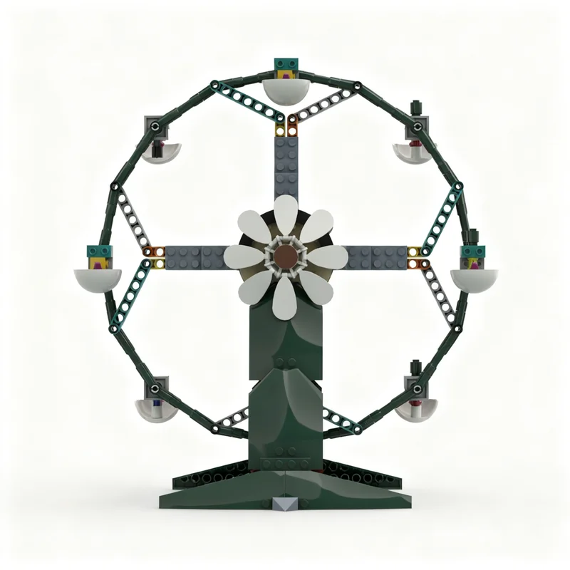 345pcs MOC Orchid Ferris Wheel Alternate Architecture Model Building Blocks Construction Toy Christmas Gifts DIY Creative Idea
345pcs MOC Orchid Ferris Wheel Alternate Architecture Model Building Blocks Construction Toy Christmas Gifts DIY Creative Idea