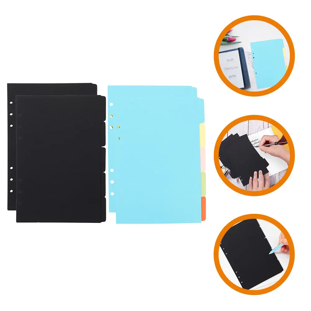 4Sets Notebook Index Dividers Colored Plastic File Dividers for Binder Loose Leaf Notepad Tabs Page Markers for Students
4Sets Notebook Index Dividers Colored Plastic File Dividers for Binder Loose Leaf Notepad Tabs Page Markers for Students