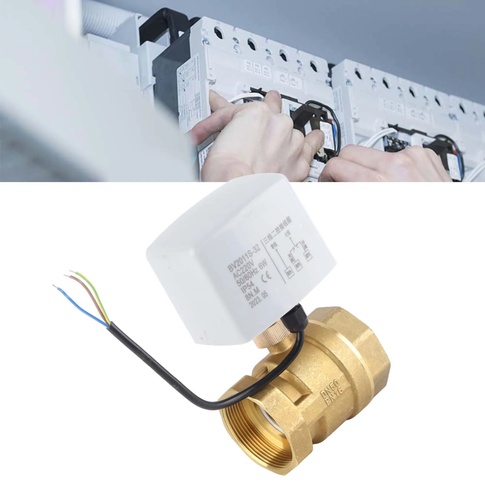AC220V DN50 2-дюймовый 2-ходовой 3-проводной латунный шаровой кран с электроприводом Шаровой кран с электроприводом Латунный шаровой кран Шаровой кран DN50
AC220V DN50 2-дюймовый 2-ходовой 3-проводной латунный шаровой кран с электроприводом Шаровой кран с электроприводом Латунный шаровой кран Шаровой кран DN50