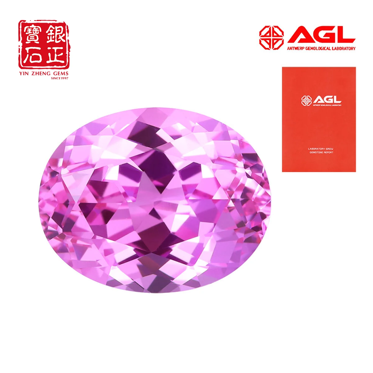 Lab Grown Pink Sapphire Czochralski Cultivate Pink Sapphire Oval Shape With AGL Certificate Loose Stone Synthetic For Jewelry
Lab Grown Pink Sapphire Czochralski Cultivate Pink Sapphire Oval Shape With AGL Certificate Loose Stone Synthetic For Jewelry