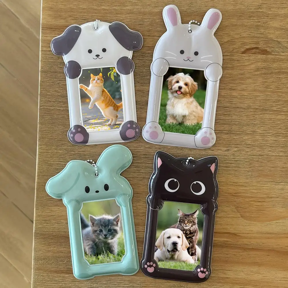 Three Inch Card Holder Photocard Holder Keychain Animal Card Holder Stationery DIY Cute INS Cartoon Korean Fashion Card Sleeve
Three Inch Card Holder Photocard Holder Keychain Animal Card Holder Stationery DIY Cute INS Cartoon Korean Fashion Card Sleeve