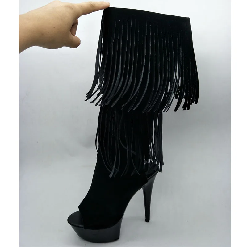 LAIJIANJINXIA New 15CM/6inches PU Upper Sexy Exotic High Heel Platform Party Women Knee High Boots Pole Dance Shoes B079
LAIJIANJINXIA New 15CM/6inches PU Upper Sexy Exotic High Heel Platform Party Women Knee High Boots Pole Dance Shoes B079