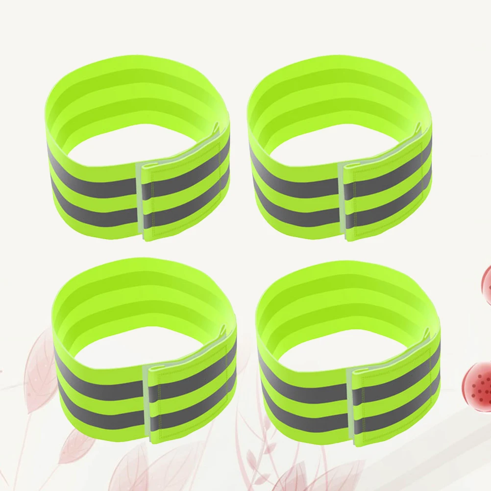 4Pcs Adjustable Reflective Armlet Armband For Night Running Cycling Sports Accessories Fluorescent Green
4Pcs Adjustable Reflective Armlet Armband For Night Running Cycling Sports Accessories Fluorescent Green