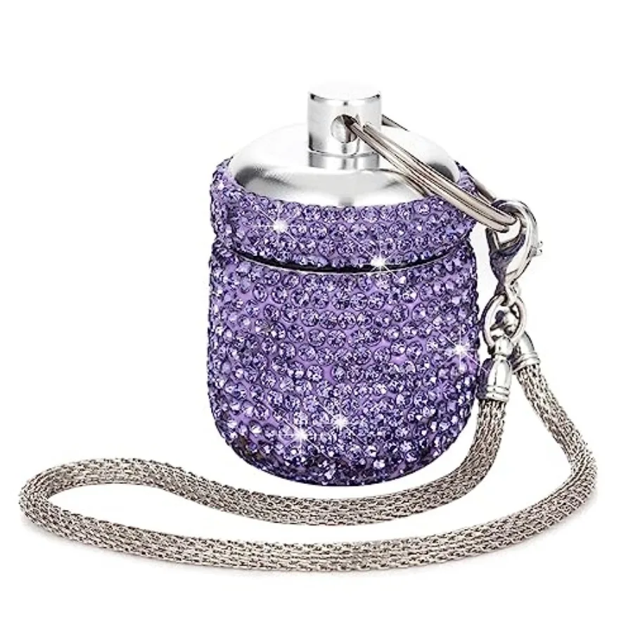 Keychain Pill Holder Bling Small Pill Box for Purse Portable Pill Case Organizer Cute Key Chain Pill Container Bottle for Capsu
Keychain Pill Holder Bling Small Pill Box for Purse Portable Pill Case Organizer Cute Key Chain Pill Container Bottle for Capsu