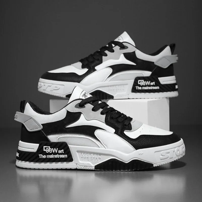 Brand Autumn Men's Shoes Breathable Men Sneakers Trendy Patchwork Design Shoes for Men Platform Leather Vulcanized Shoes Tenis
Brand Autumn Men's Shoes Breathable Men Sneakers Trendy Patchwork Design Shoes for Men Platform Leather Vulcanized Shoes Tenis