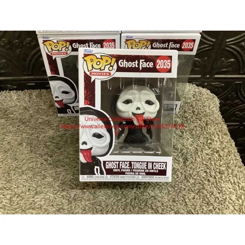 Funko Pop Scream Ghost Face Tongue in Cheek #2035 Official Vinyl FigureNice Collectible Ornament with Free Protector for Display
Funko Pop Scream Ghost Face Tongue in Cheek #2035 Official Vinyl FigureNice Collectible Ornament with Free Protector for Display