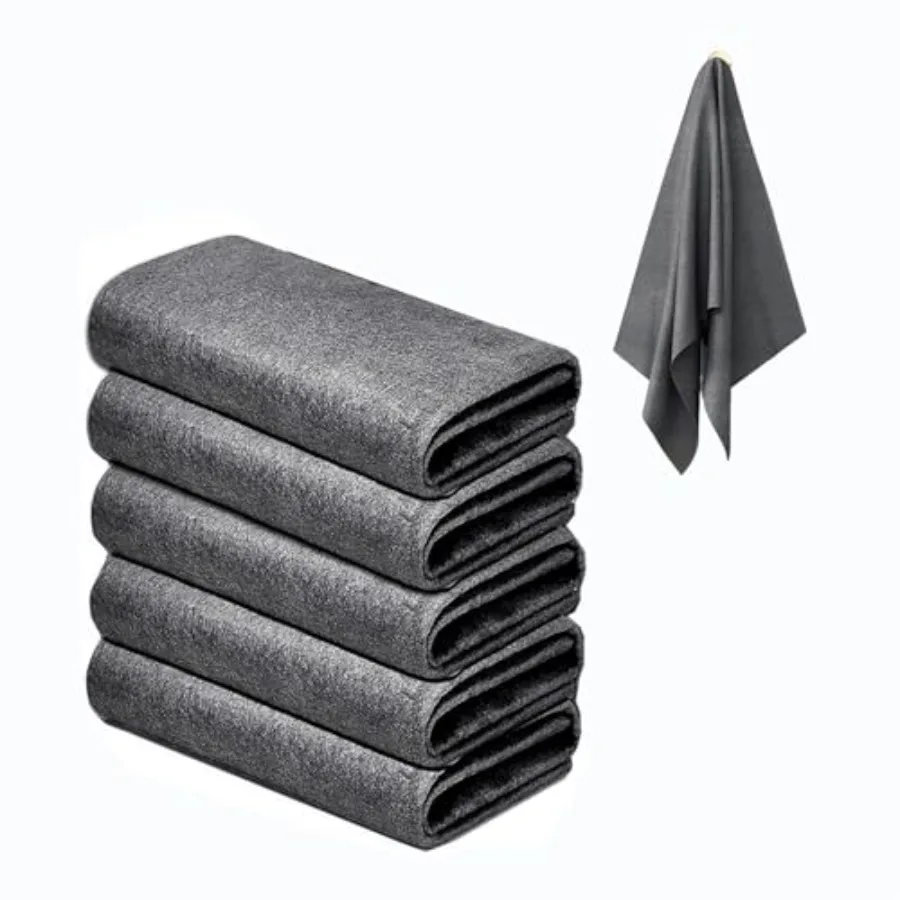 5pcs 9×7 Inch Real Magic Cloth Thickened Magic Cleaning Cloth Microfiber Magic Cleaning Cloth for Mirror, Glass, Window and Car
5pcs 9×7 Inch Real Magic Cloth Thickened Magic Cleaning Cloth Microfiber Magic Cleaning Cloth for Mirror, Glass, Window and Car