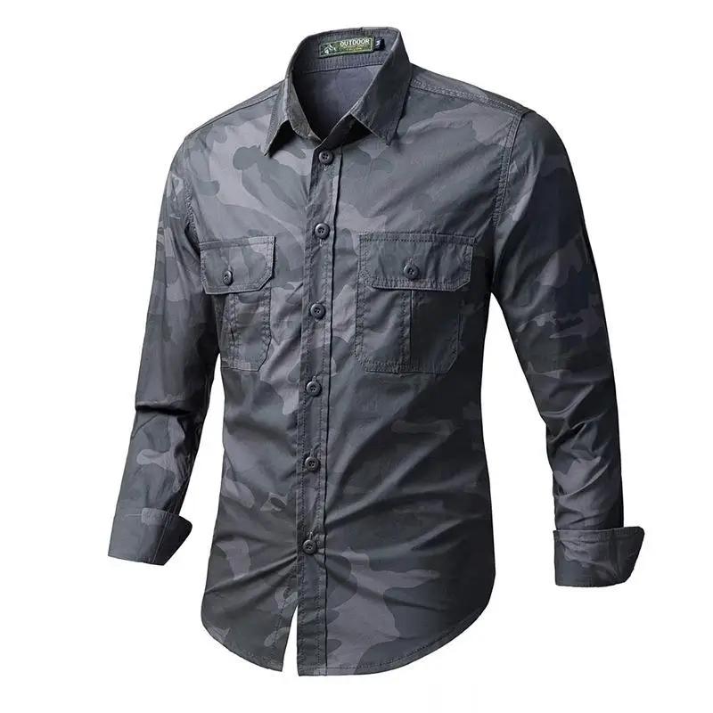 Long Sleeve Workwear Shirt Men's Lapel Shirt Pocket Design Iron-Free Treatment Resistant to Deformation Summer Collection
Long Sleeve Workwear Shirt Men's Lapel Shirt Pocket Design Iron-Free Treatment Resistant to Deformation Summer Collection