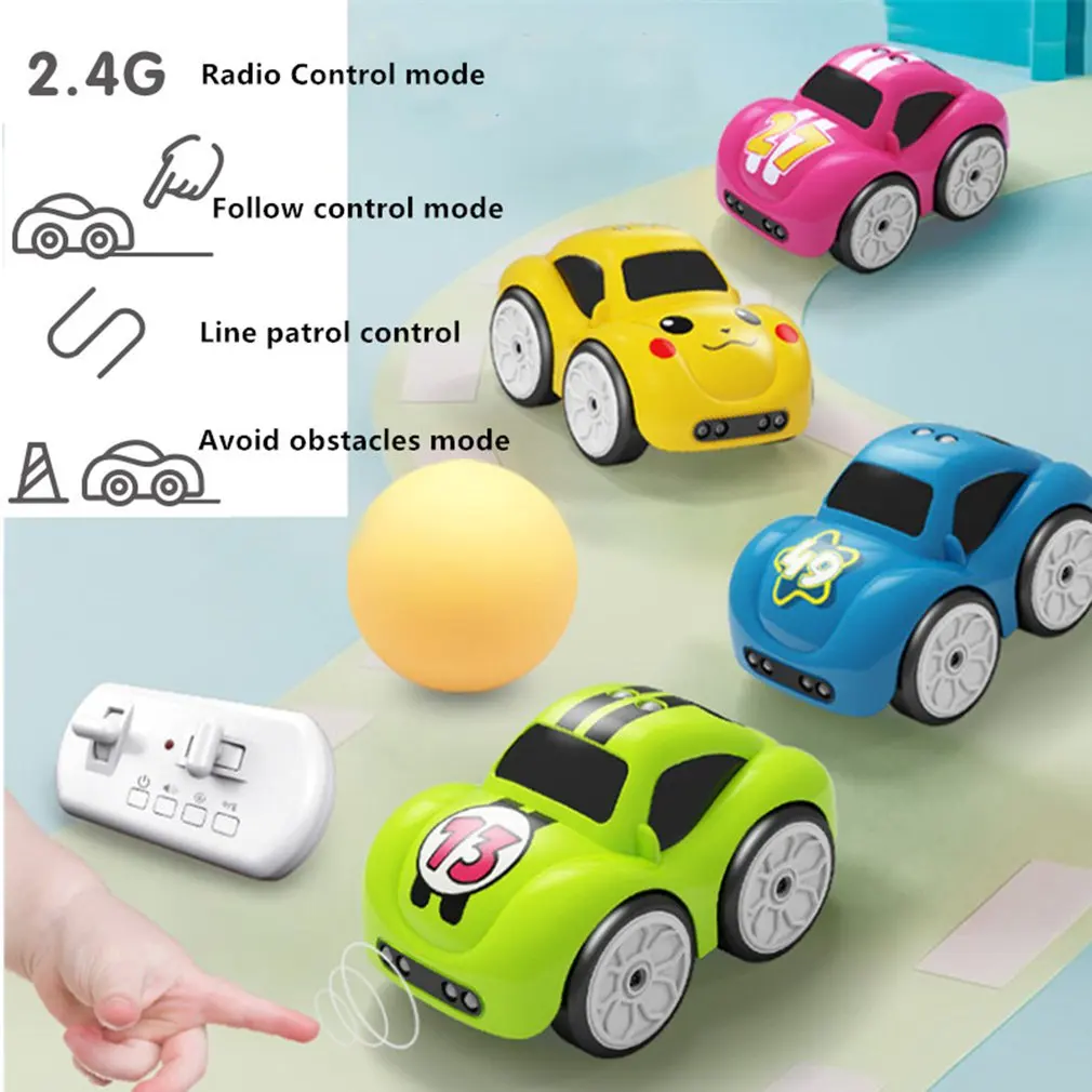 RC Intelligent Sensor Remote Control Cartoon Mini Car Radio Controlled Electric Cars Mode Smart Light Toys For Children
RC Intelligent Sensor Remote Control Cartoon Mini Car Radio Controlled Electric Cars Mode Smart Light Toys For Children