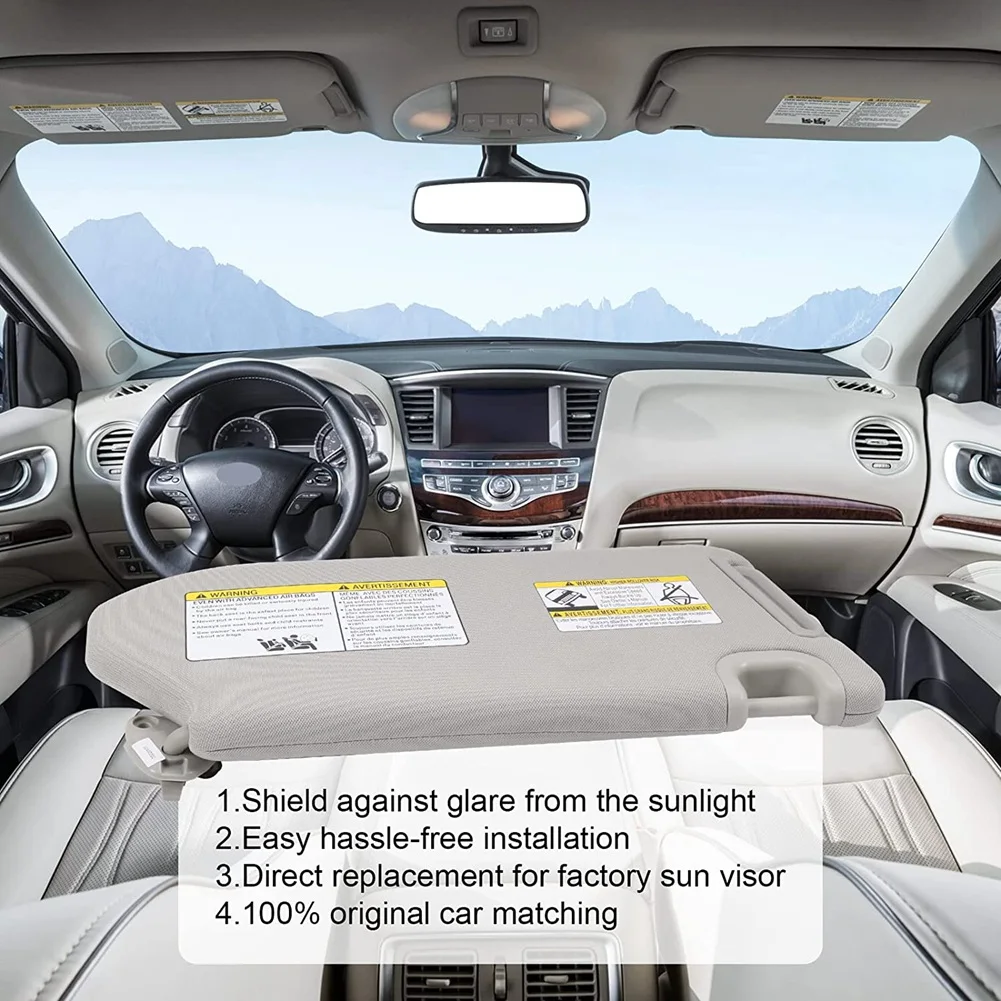 Солнцезащитный козырек для Nissan- Pathfinder 2013-2018 Infiniti- QX60 2014-2017 JX35 2013 заменить 96401-9PB0A, левая сторона водителя
Солнцезащитный козырек для Nissan- Pathfinder 2013-2018 Infiniti- QX60 2014-2017 JX35 2013 заменить 96401-9PB0A, левая сторона водителя