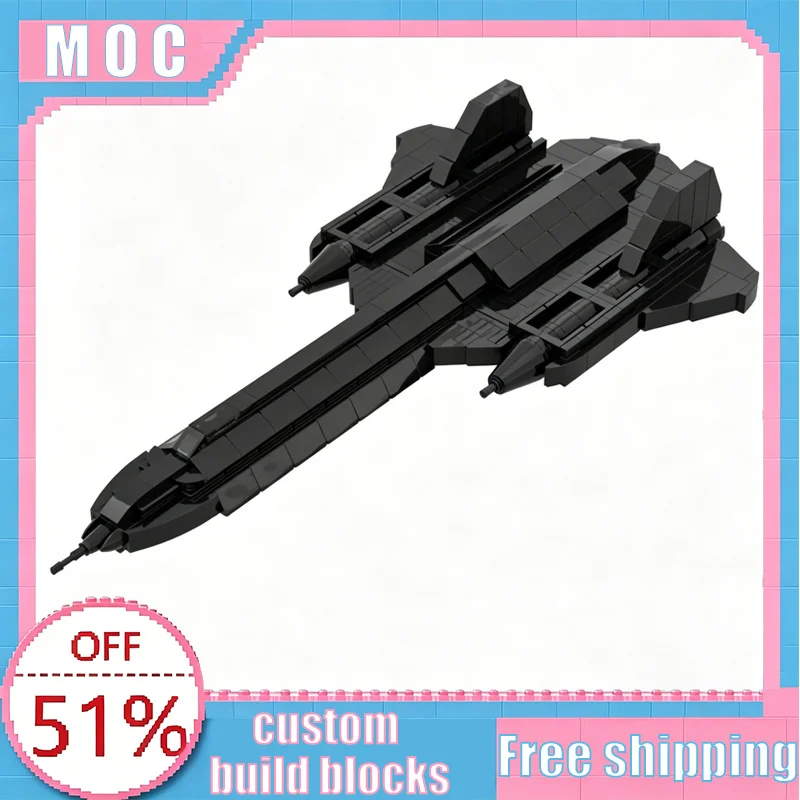 360 PCS MOC SR-71 Blackbird Mini Aircraft Model Custom Creative Building Blocks Educational Assembly Toys Popular Display Gifts
360 PCS MOC SR-71 Blackbird Mini Aircraft Model Custom Creative Building Blocks Educational Assembly Toys Popular Display Gifts