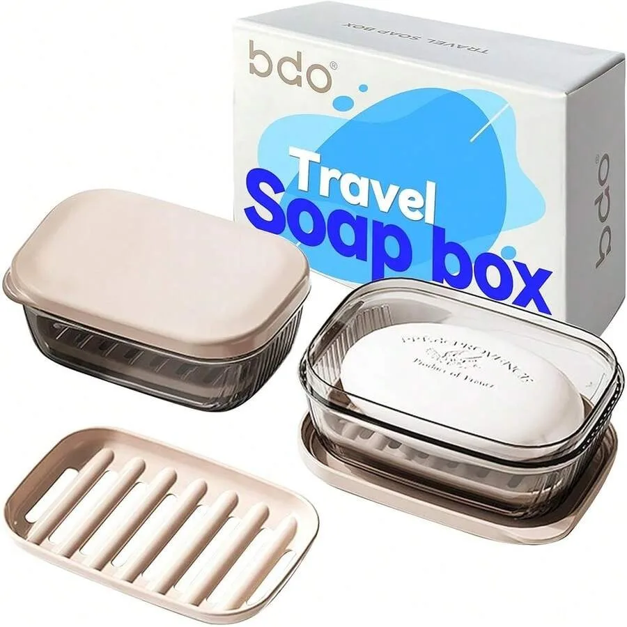 Travel Soap Case, Leakproof Soap Container With Lid, Portable Bar Soap Holder For Traveling, Soap Dishe For Bathroom, Shower, G
Travel Soap Case, Leakproof Soap Container With Lid, Portable Bar Soap Holder For Traveling, Soap Dishe For Bathroom, Shower, G