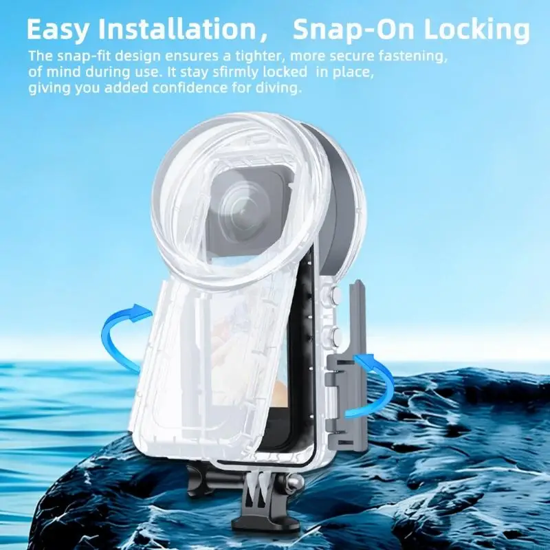Shockproof Clear Housing For X5 Camera Diving Case 50M Waterproof Shell For Extreme Water Sports Underwater Holder K1KF
Shockproof Clear Housing For X5 Camera Diving Case 50M Waterproof Shell For Extreme Water Sports Underwater Holder K1KF