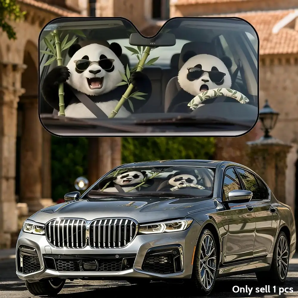 Black Panda Sun Visor Foldable Universal Car Windshield Sun Shade UV Protection Heat Insulation Foldable Cover
Black Panda Sun Visor Foldable Universal Car Windshield Sun Shade UV Protection Heat Insulation Foldable Cover