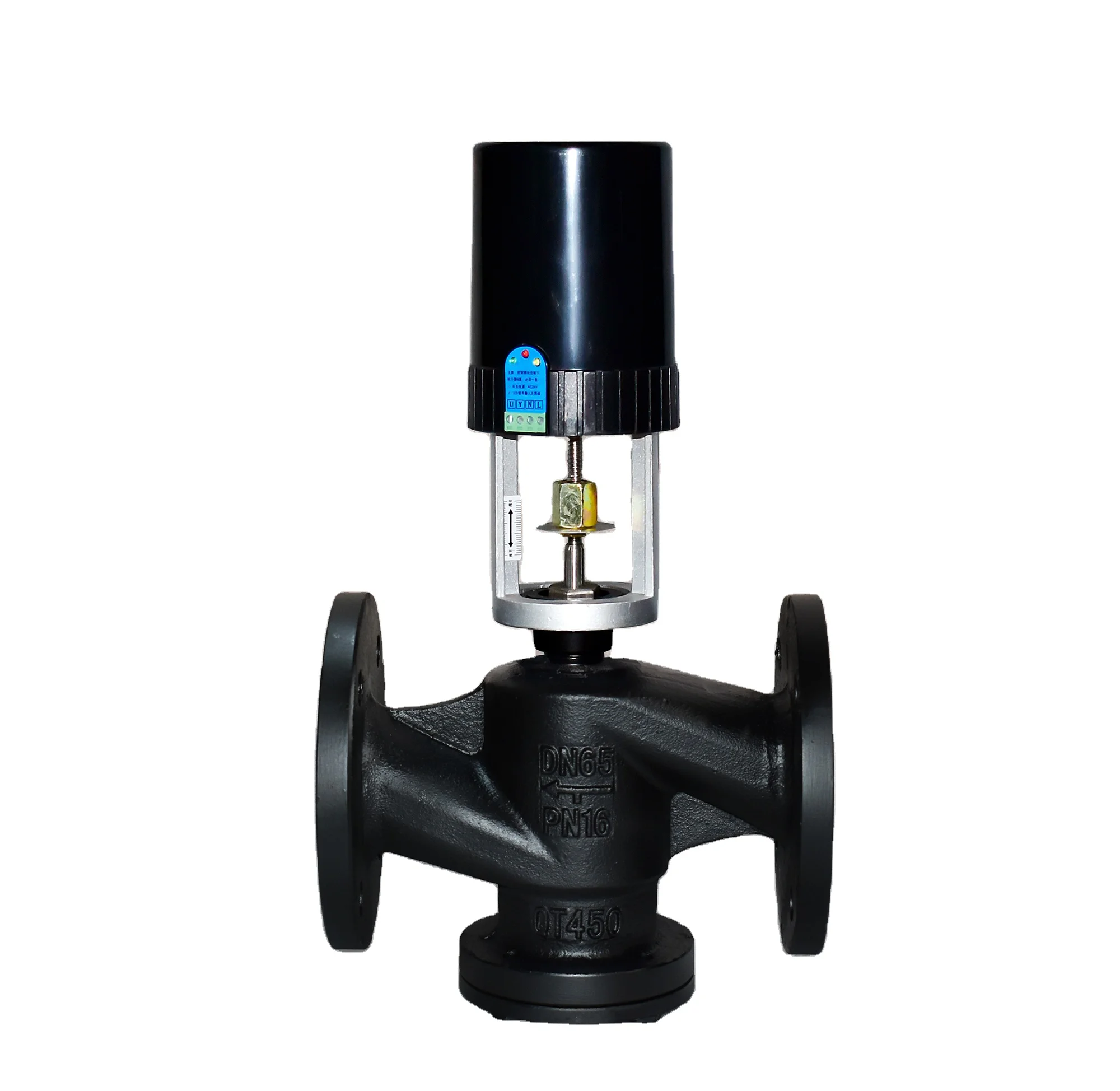 Electric one-way 3 proportional switching control valve flange connects WCB ductile iron air body
Electric one-way 3 proportional switching control valve flange connects WCB ductile iron air body