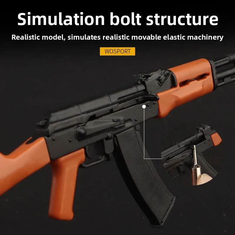 AK47 Model Keychain Non Removable Backpack Ornament Creative Peripheral Simulation Keychain Gift Toy
AK47 Model Keychain Non Removable Backpack Ornament Creative Peripheral Simulation Keychain Gift Toy