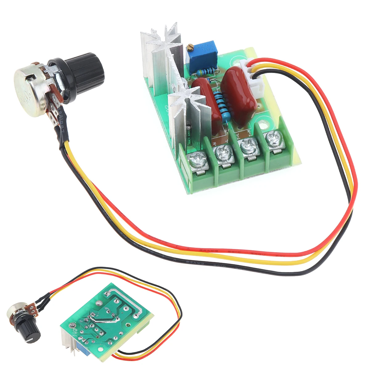 Motor Speed Controller Brushless Electronic Dimmer Temperature Control Switch AC Voltage Regulator P eak Voltage Absorption
Motor Speed Controller Brushless Electronic Dimmer Temperature Control Switch AC Voltage Regulator P eak Voltage Absorption
