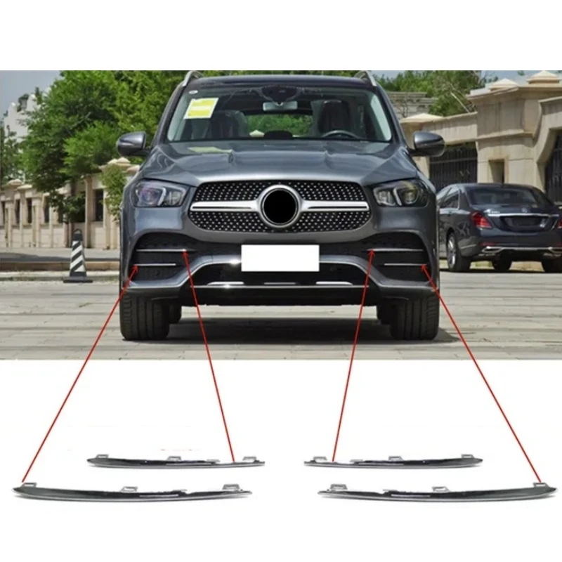 Front bumper fog light grille decorative chrome strip For Mercedes Benz GLE Class W167 GLE350 GLE450 2020-2021
Front bumper fog light grille decorative chrome strip For Mercedes Benz GLE Class W167 GLE350 GLE450 2020-2021