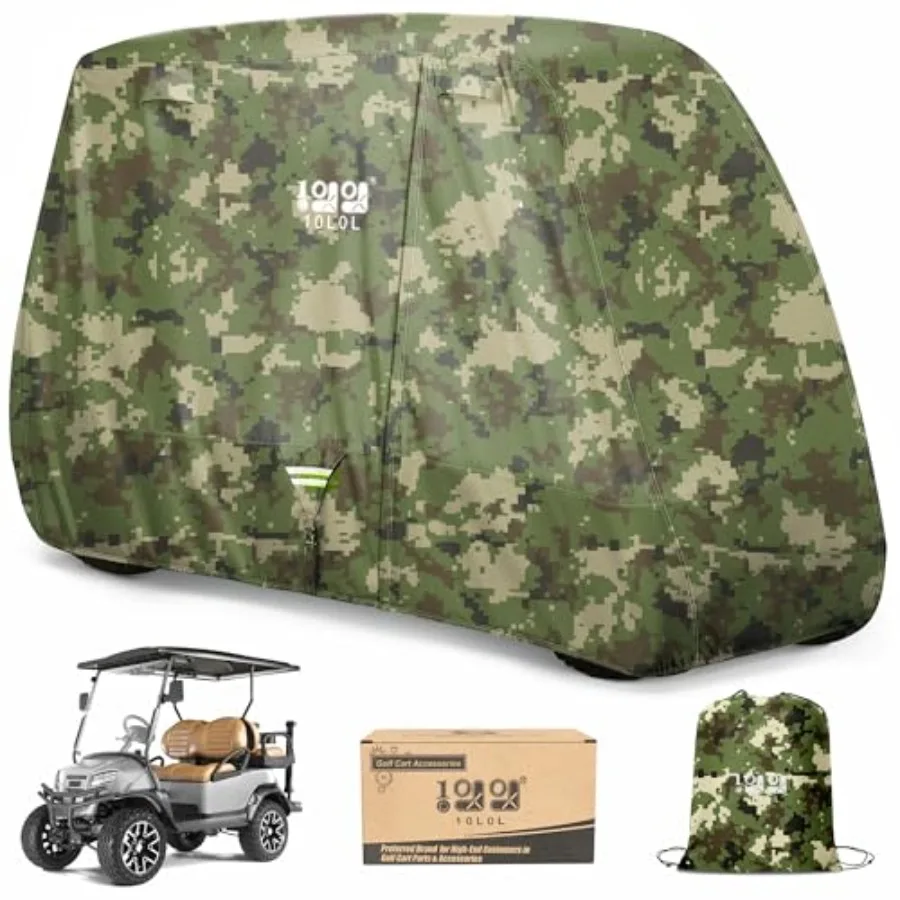 2/4/4+2 Passenger Golf Cart Cover Upgrade Extended Roof 600D Waterproof Snowproof Windproof Sunproof Durable Full Golf Cart Cov
2/4/4+2 Passenger Golf Cart Cover Upgrade Extended Roof 600D Waterproof Snowproof Windproof Sunproof Durable Full Golf Cart Cov