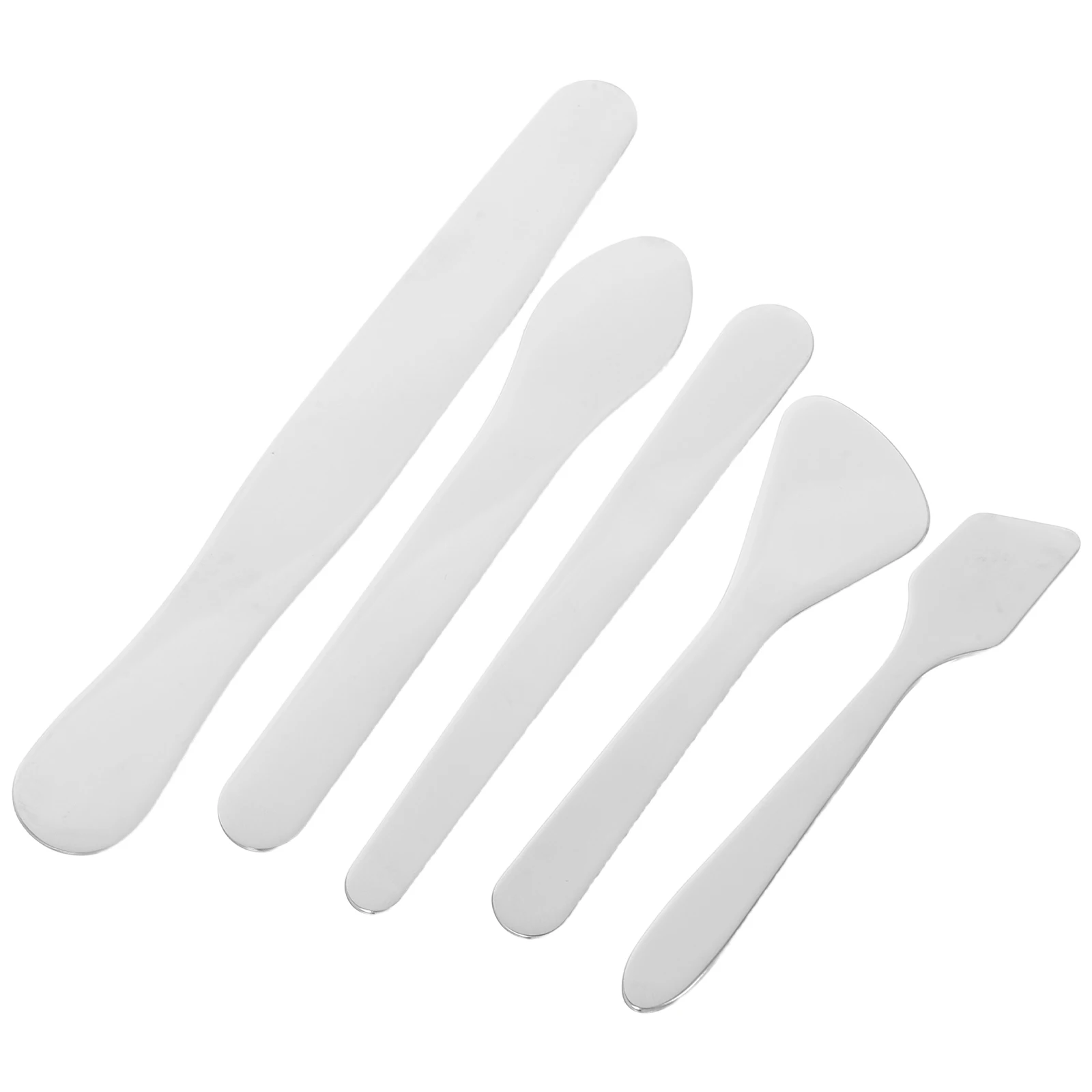 5Pcs Spatula Set Stainless Steel Face Cream Eye Cream Scoops Mini Makeup Spoons Skin Care Scoop Applicators
5Pcs Spatula Set Stainless Steel Face Cream Eye Cream Scoops Mini Makeup Spoons Skin Care Scoop Applicators