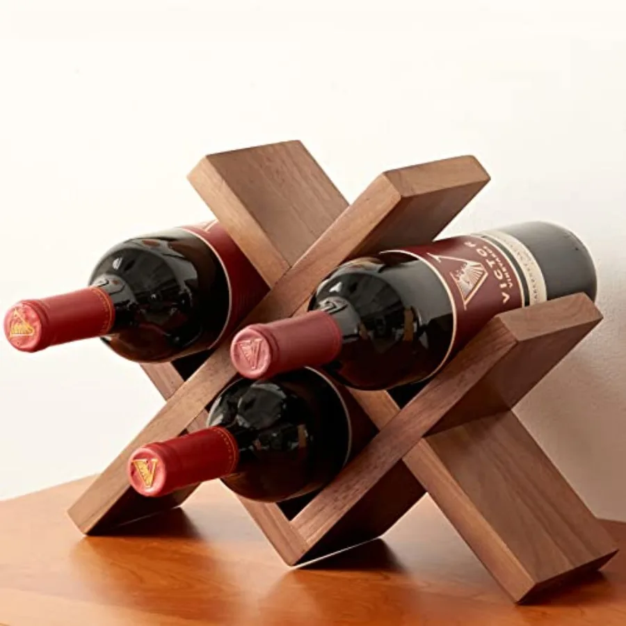Wine Rack Countertop Oak Wooden Wine Bottle Holder Rustic Free Standing Wine Storage Racks for Tabletop, Hutches and Display Ca
Wine Rack Countertop Oak Wooden Wine Bottle Holder Rustic Free Standing Wine Storage Racks for Tabletop, Hutches and Display Ca