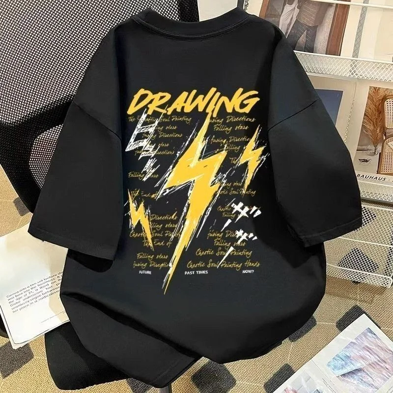 plus Size 300 Pou American Hip Hop Sle Lightning Print ort Sve T irt ex Loose Design Unique Personali Top
plus Size 300 Pou American Hip Hop Sle Lightning Print ort Sve T irt ex Loose Design Unique Personali Top