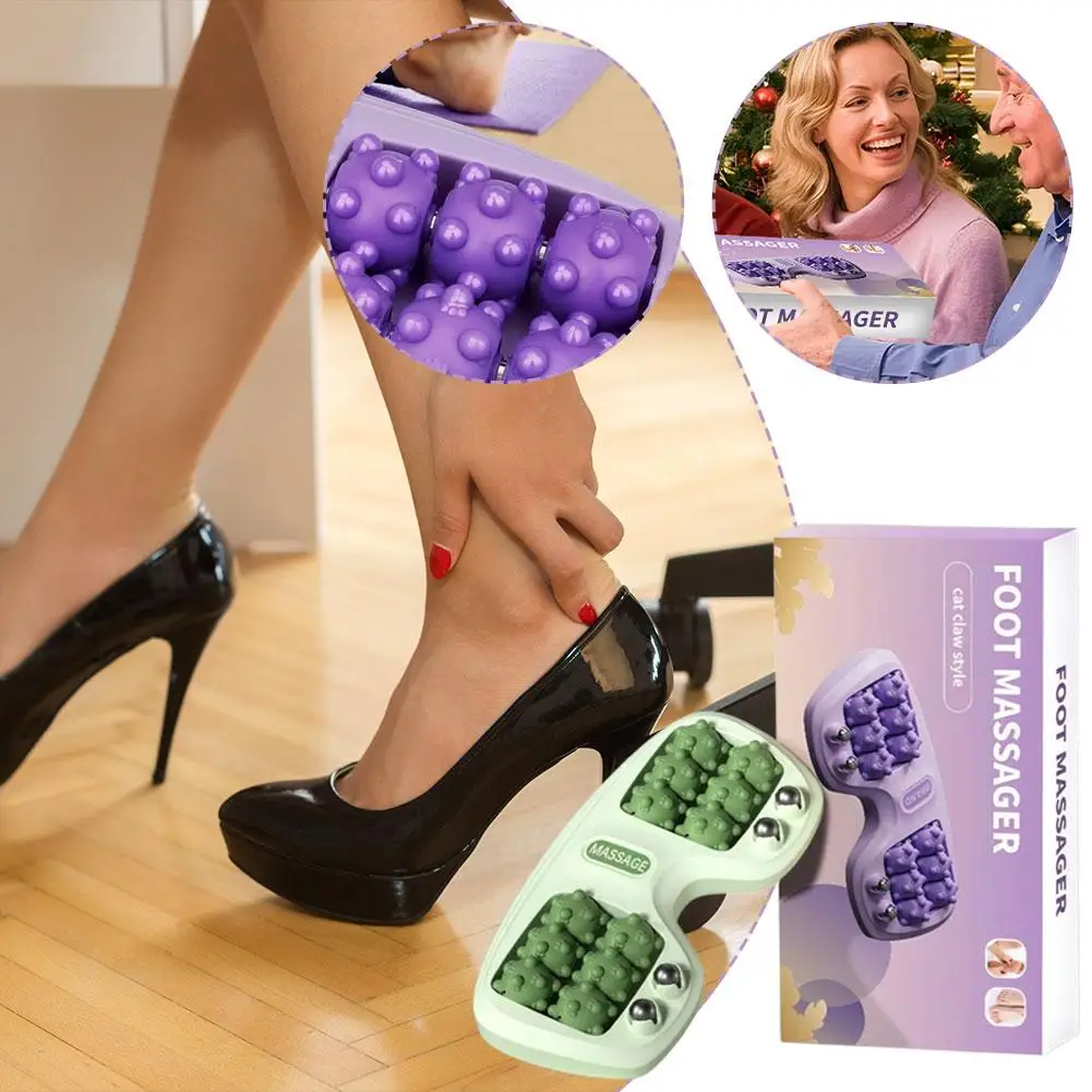 NEW Cat Paw Foot Roller Massager Foot Massage Magnetic Bead Roller Multi-Point Foot Massage Foot Therapy Rubbing Foot Massager
NEW Cat Paw Foot Roller Massager Foot Massage Magnetic Bead Roller Multi-Point Foot Massage Foot Therapy Rubbing Foot Massager