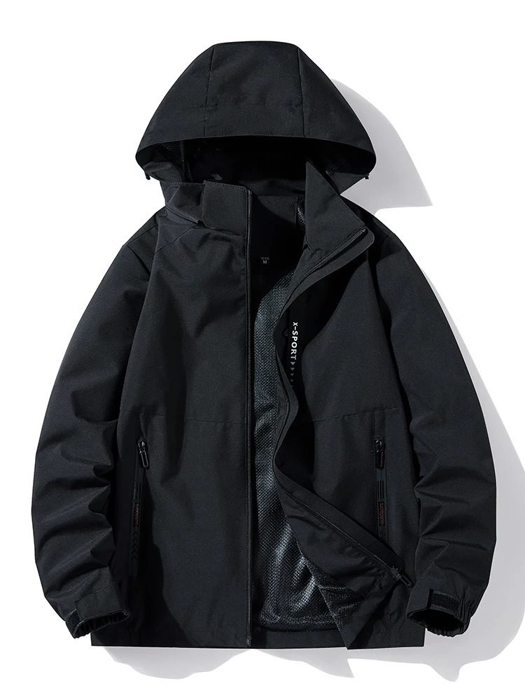 2026 New Men's Spring Casual Jackets Korean Fashion Unisex Men/Women Outdoor Windproof and Waterproof Hooded Windbreaker Coats
2026 New Men's Spring Casual Jackets Korean Fashion Unisex Men/Women Outdoor Windproof and Waterproof Hooded Windbreaker Coats