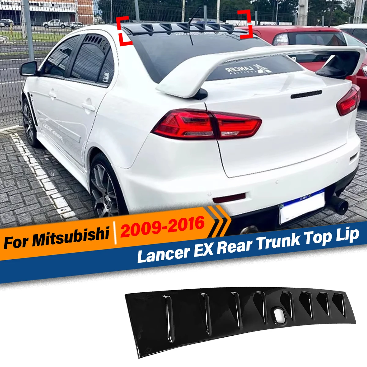 For Mitsubishi Lancer EX 2009 2010 2011 2012 2013 2014 2015 2016 Rear Roof Trunk Top Spoiler Rear Windows Lip Exterior Accessory
For Mitsubishi Lancer EX 2009 2010 2011 2012 2013 2014 2015 2016 Rear Roof Trunk Top Spoiler Rear Windows Lip Exterior Accessory