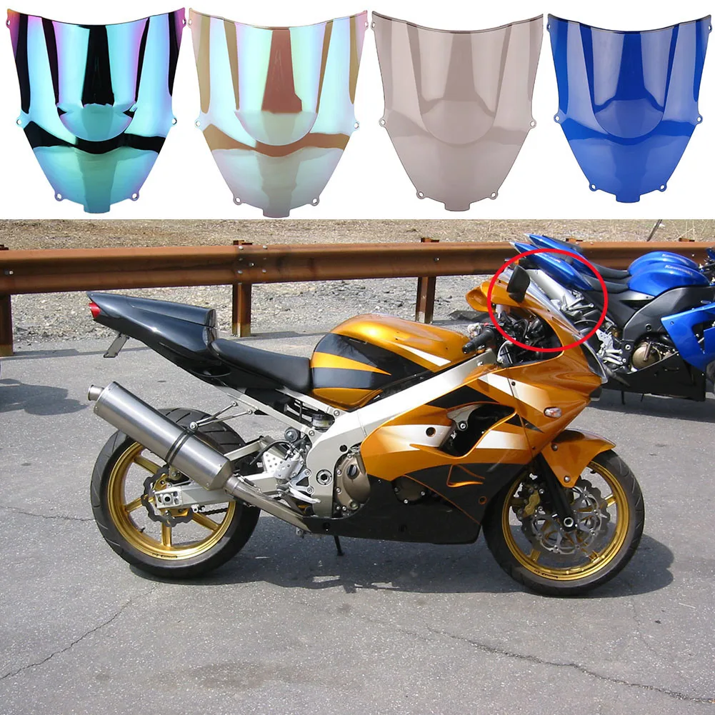 Front Clear/Dark/Iridium Wind Deflector Windshield Windscreen Double Bubble For Kawasaki Ninja ZX9R 2000-2005
Front Clear/Dark/Iridium Wind Deflector Windshield Windscreen Double Bubble For Kawasaki Ninja ZX9R 2000-2005