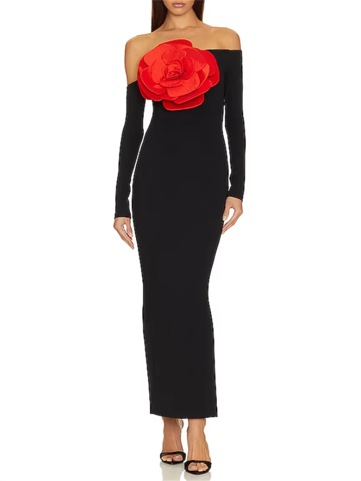 Black Fashion Evening Dress Straight Shoulder Chiffon Red Contrast Hand Pleated Ladies Party Dress Special Occasion فساتين سهرة
Black Fashion Evening Dress Straight Shoulder Chiffon Red Contrast Hand Pleated Ladies Party Dress Special Occasion فساتين سهرة