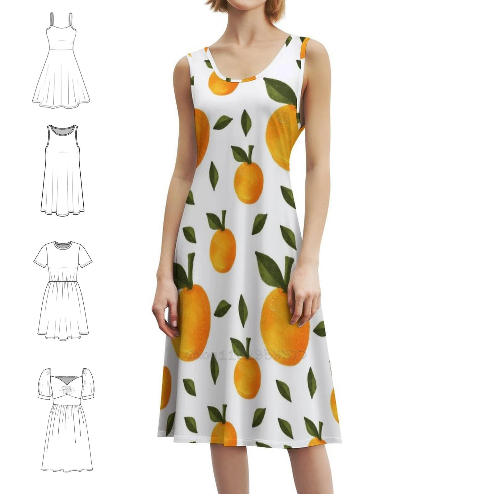 Повседневное платье в корейском стиле с рисунком апельсинов для женщин, простые повседневные офисные женские платья с узором оранжевых фруктов, забавные фрукты
Повседневное платье в корейском стиле с рисунком апельсинов для женщин, простые повседневные офисные женские платья с узором оранжевых фруктов, забавные фрукты
