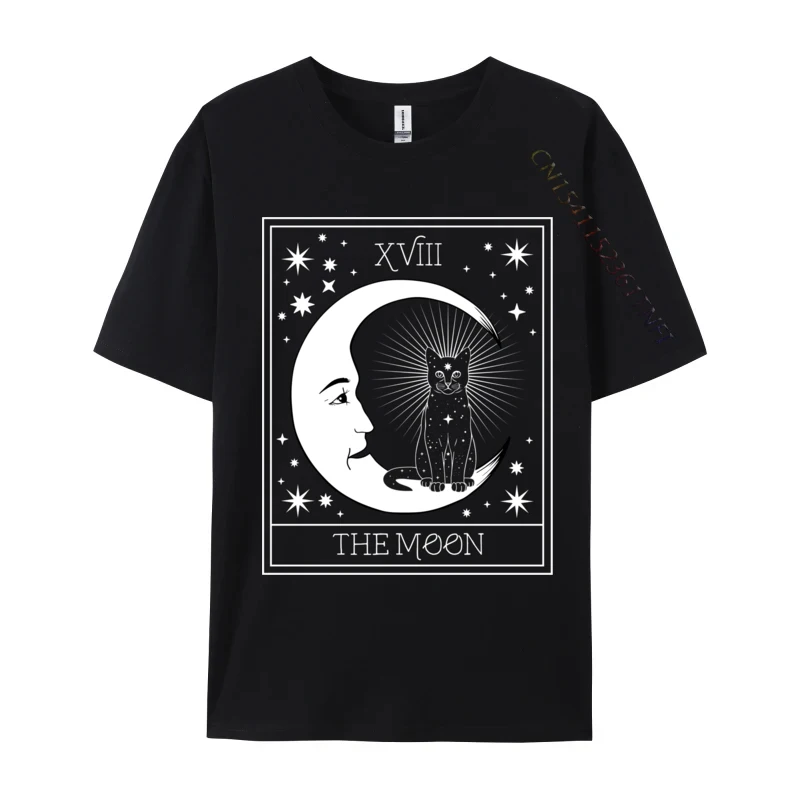 Tarot Card Crescent Moon and Black Cat Cosmic Graphic Classic Prevailing Casual Tshirts Cotton Men T Shirt Custom Tee Shirt
Tarot Card Crescent Moon and Black Cat Cosmic Graphic Classic Prevailing Casual Tshirts Cotton Men T Shirt Custom Tee Shirt