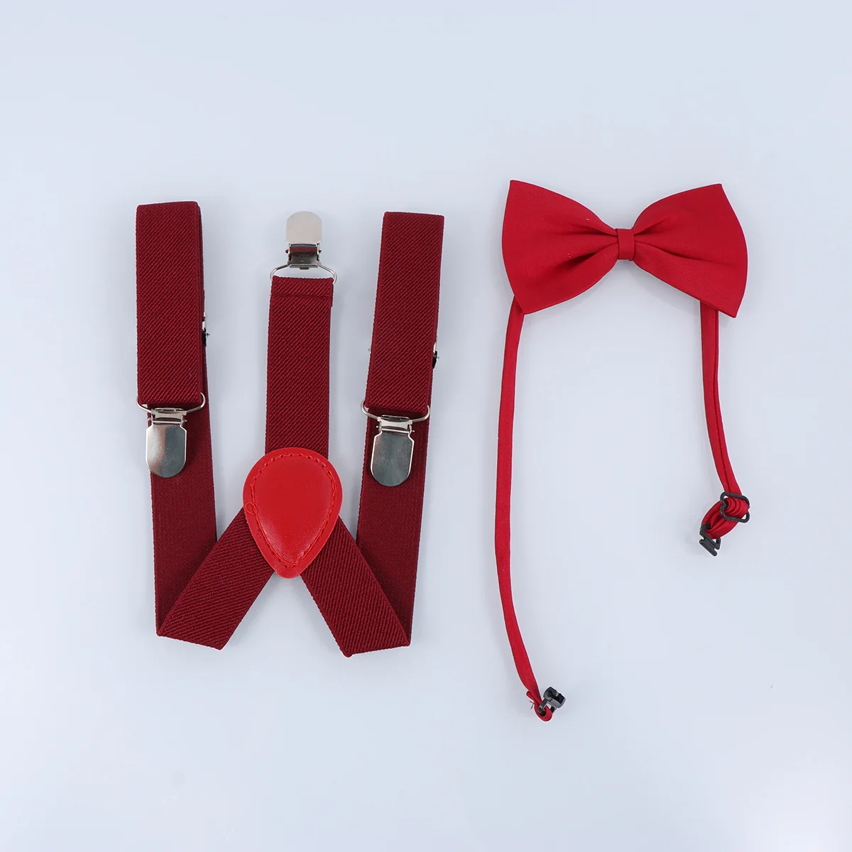 Elastic Tie Suspenders Set Academy Style Adjustable X Back Durable Party Bowtie Band Elastic Band and Striped Tie
Elastic Tie Suspenders Set Academy Style Adjustable X Back Durable Party Bowtie Band Elastic Band and Striped Tie