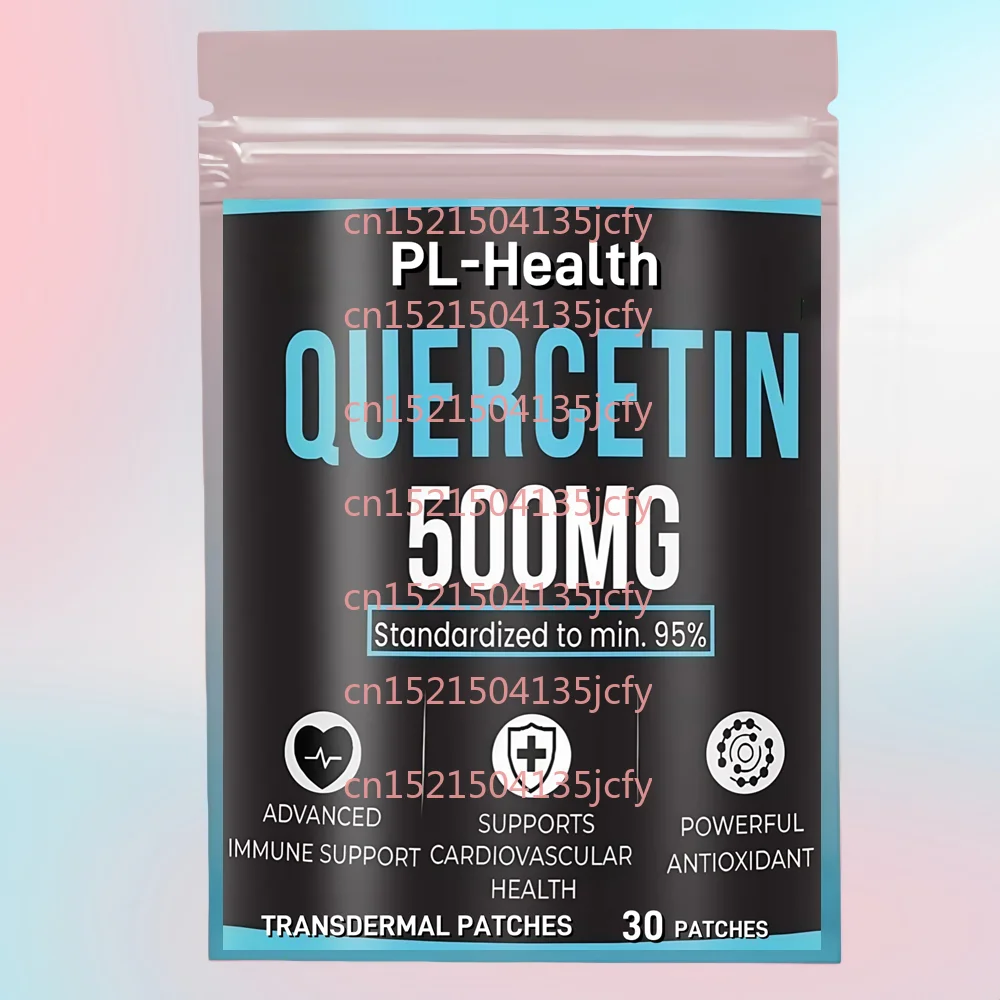 30 Patches Quercetin Transdermal Patches Highly Purified & Bioavailable Natural Bio-flavonoids & Powerful Anti-Oxidants
30 Patches Quercetin Transdermal Patches Highly Purified & Bioavailable Natural Bio-flavonoids & Powerful Anti-Oxidants