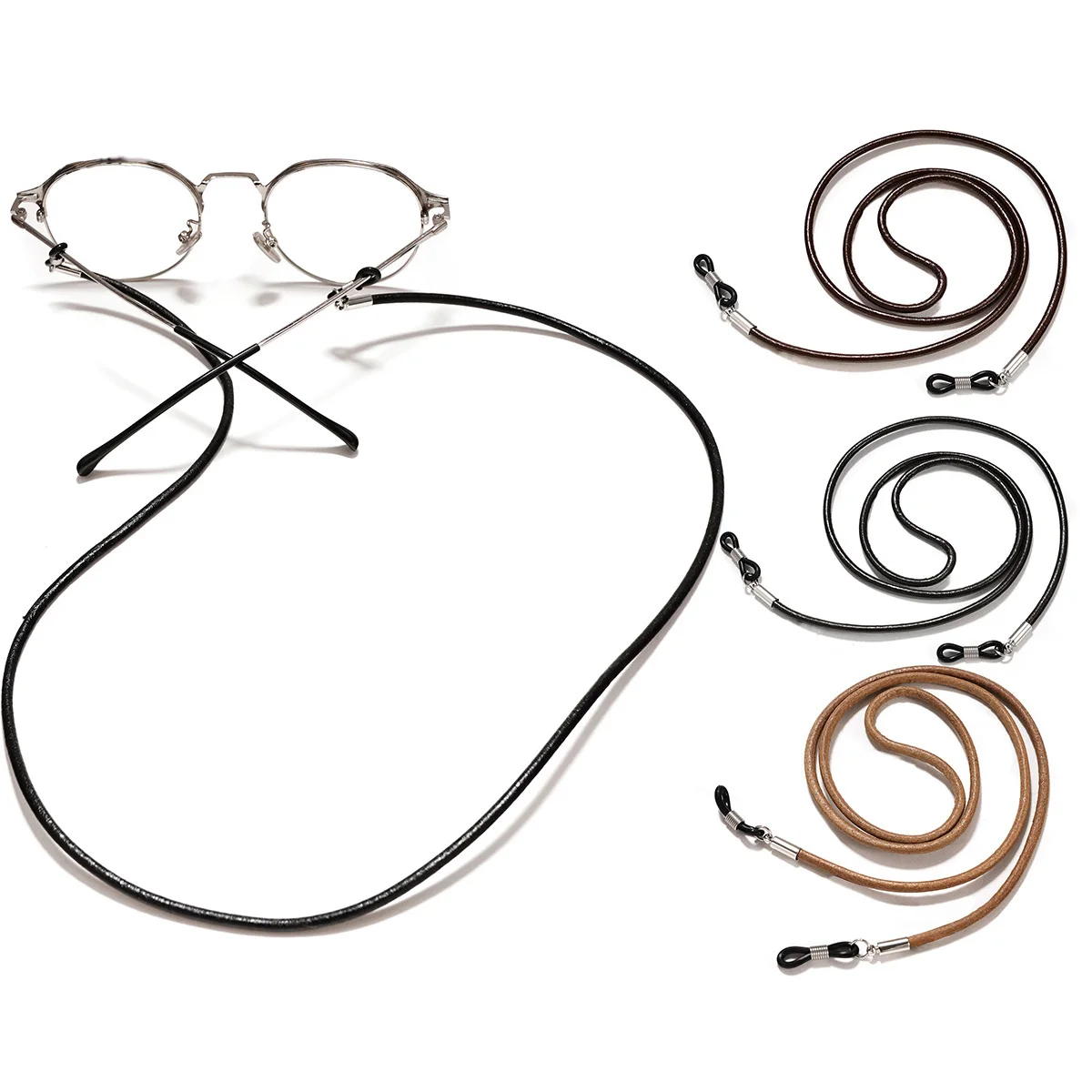 Sunglasses Cowhide Choice Rope Chain Reading Glasses Chain Outdoor Sports Non-slip Eyeglass Accessories Genuine leather Earphon
Sunglasses Cowhide Choice Rope Chain Reading Glasses Chain Outdoor Sports Non-slip Eyeglass Accessories Genuine leather Earphon