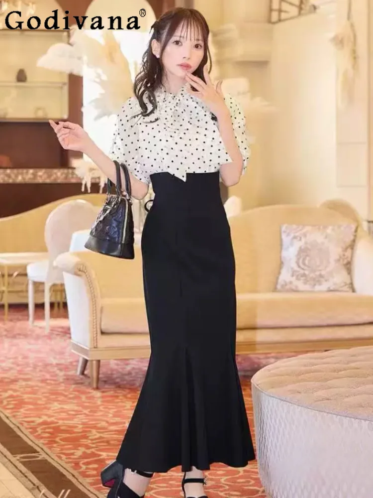 Large Size Fashion Lacep-up High Waist Black Slim Fit Sexy Fishtail Skirt Sweet Girl Temperament Elegant Japanese Long Skirt
Large Size Fashion Lacep-up High Waist Black Slim Fit Sexy Fishtail Skirt Sweet Girl Temperament Elegant Japanese Long Skirt