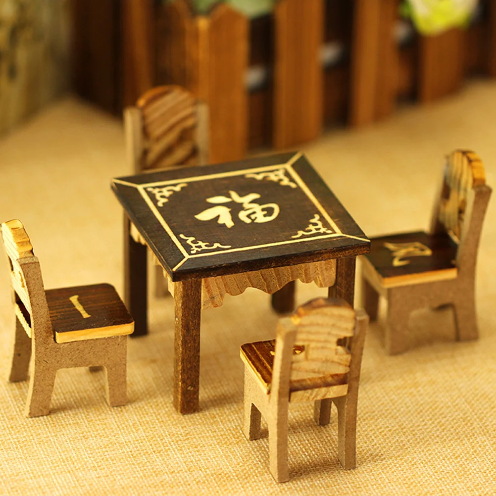 1 set 1 Set Of Mini Eight Immortal Table Chair Decorative Miniature Furniture For Mini House Supply Children Table Chair Set
1 set 1 Set Of Mini Eight Immortal Table Chair Decorative Miniature Furniture For Mini House Supply Children Table Chair Set
